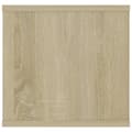 Miniatyrbilde 7 av 10: vidaXL Vegghylle sonoma eik 102x30x29 cm sponplate