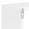 Miniatyrbilde 9 av 11: vidaXL Vegghyller kubeformet 4 stk hvit 80x15x26,5 cm sponplate