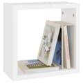 Miniatyrbilde 4 av 11: vidaXL Vegghyller kubeformet 6 stk hvit 30x15x30 cm