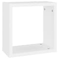 Miniatyrbilde 7 av 11: vidaXL Vegghyller kubeformet 6 stk hvit 30x15x30 cm