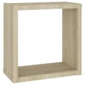 Miniatyrbilde 7 av 11: vidaXL Vegghyller kubeformet 6 stk sonoma eik 30x15x30 cm