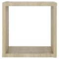 Miniatyrbilde 8 av 11: vidaXL Vegghyller kubeformet 6 stk sonoma eik 30x15x30 cm