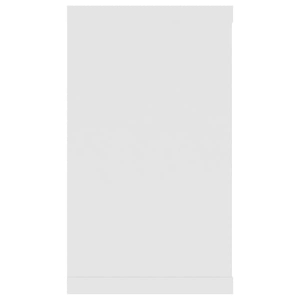 vidaXL væghylder 2 stk. 80x15x26,5 cm kubeformet spånplade hvid