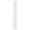 Miniatyrbilde 5 av 8: vidaXL Kubeformet vegghylle hvit 90x15x119 cm sponplate