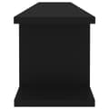 Miniatyrbilde 5 av 7: vidaXL Vegghyller 2 stk svart 105x18x20 cm konstruert tre