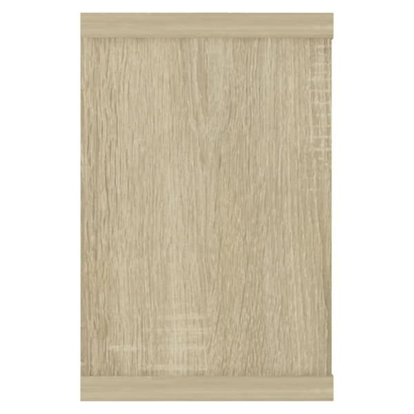 vidaXL Vegghyller kubeformet 6stk sonoma eik 60x15x23cm konstruert tre