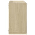 Miniatyrbilde 9 av 11: vidaXL Vegghyller kubeformet 2 stk sonoma eik 26x15x26 cm