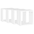 Miniatyrbillede 5 af 11: vidaXL væghylder 4 stk. 30x15x30 cm kubeformet hvid