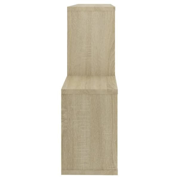 vidaXL væghylde 100x18x53 cm konstrueret træ sonoma-eg
