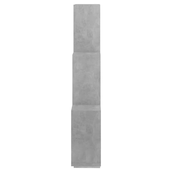 vidaXL vægreol 78x15x93 cm konstrueret træ betongrå