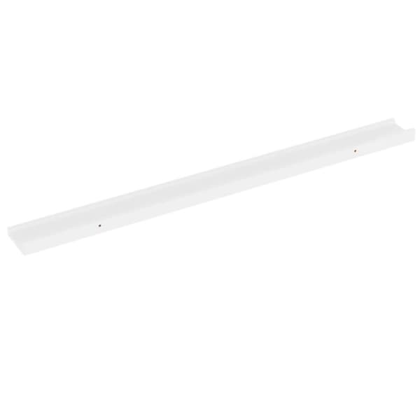 vidaXL Vägghyllor 4 st vit 100x9x3 cm