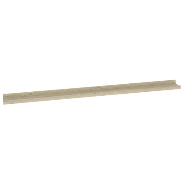 vidaXL Vegghyller 4 stk sonoma eik 115x9x3 cm