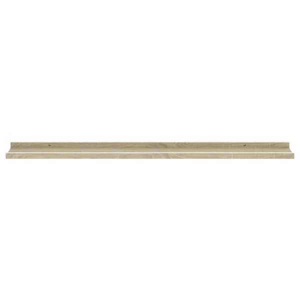 vidaXL væghylder 2 stk. 100x9x3 cm hvid og sonoma-eg