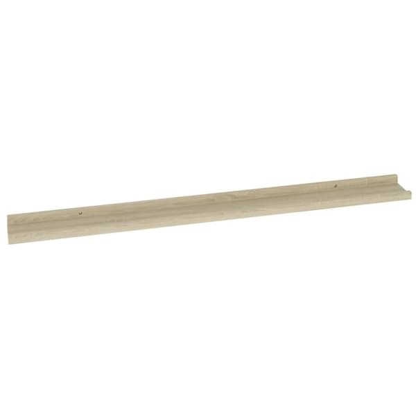 vidaXL væghylder 4 stk. 100x9x3 cm sonoma-eg