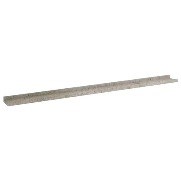 vidaXL Seinähyllyt 4 kpl betoninharmaa 115x9x3 cm