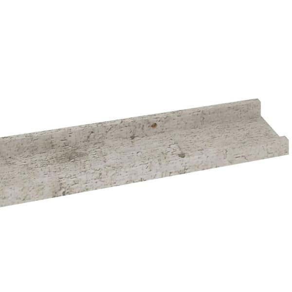 vidaXL Seinähyllyt 4 kpl betoninharmaa 115x9x3 cm