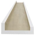 Miniatyrbilde 6 av 11: vidaXL Vegghyller 4 stk hvit og sonoma eik 100x9x3 cm