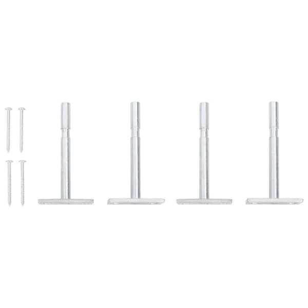 vidaXL Veggmonterte skuffehyller 2 stk svart 40x23,5x10 cm MDF