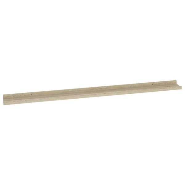 vidaXL Vegghyller 2 stk sonoma eik 115x9x3 cm