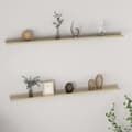Miniatyrbilde 9 av 9: vidaXL Vegghyller 2 stk sonoma eik 115x9x3 cm