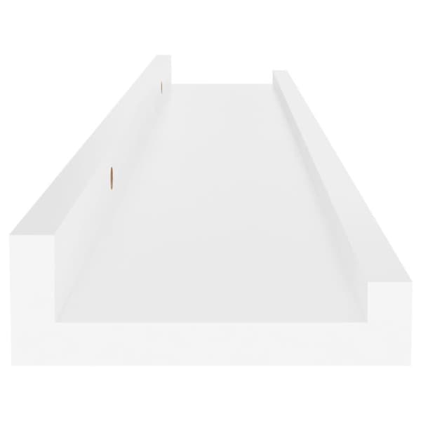 vidaXL væghylder 4 stk. 60x9x3 cm hvid