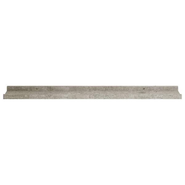 vidaXL væghylder 2 stk. 80x9x3 cm betongrå