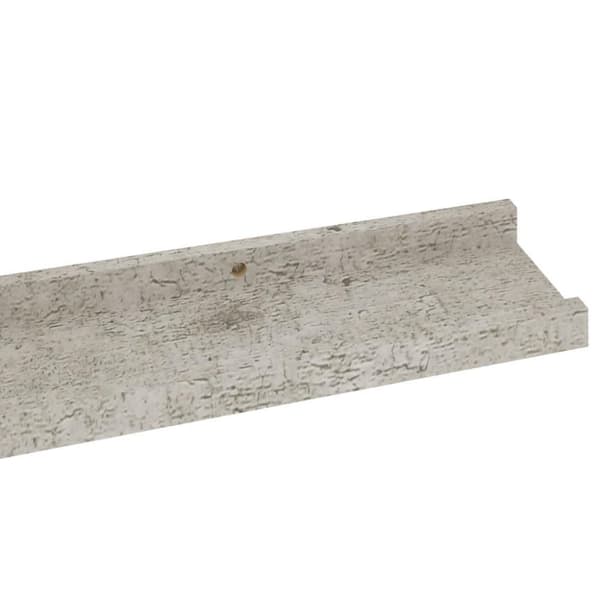 vidaXL væghylder 2 stk. 80x9x3 cm betongrå