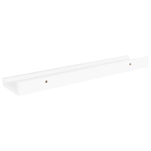 vidaXL væghylder 4 stk. 40x9x3 cm hvid