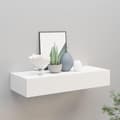 Miniatyrbild 8 av 8: vidaXL Väggmonterad låda vit 60x23,5x10 cm MDF