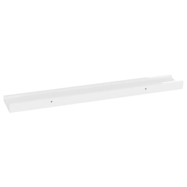 vidaXL væghylder 4 stk. 60x9x3 cm hvid højglans