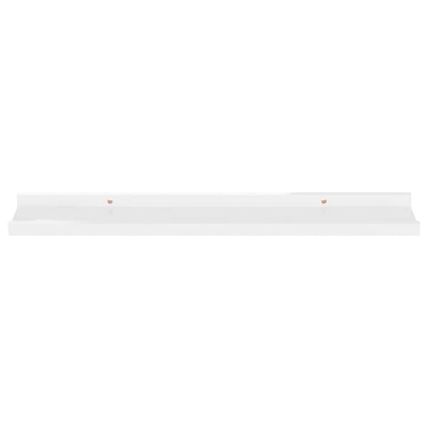 vidaXL væghylder 4 stk. 60x9x3 cm hvid højglans
