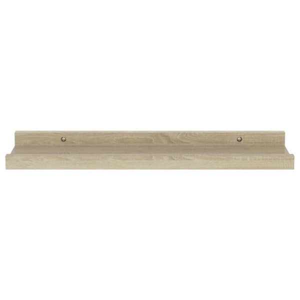 vidaXL væghylder 2 stk. 40x9x3 cm sonoma-eg