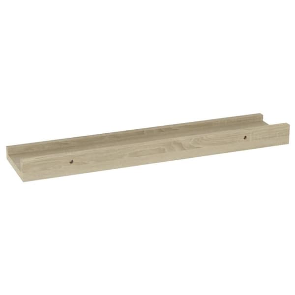 vidaXL væghylder 2 stk. 40x9x3 cm sonoma-eg
