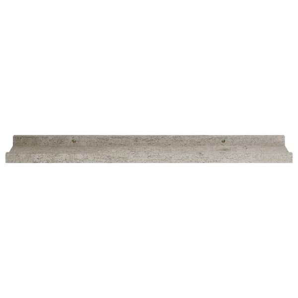 vidaXL væghylder 4 stk. 60x9x3 cm betongrå