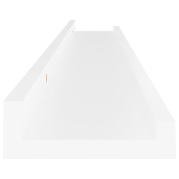 vidaXL Vägghyllor 4 st vit 80x9x3 cm