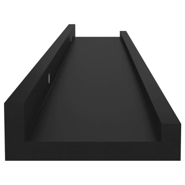 vidaXL væghylder 4 stk. 60x9x3 cm sort