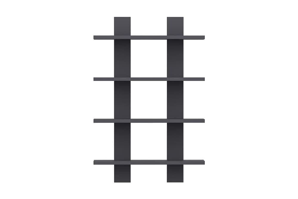 SABANETA Vägghylla 60x16 cm Antracit