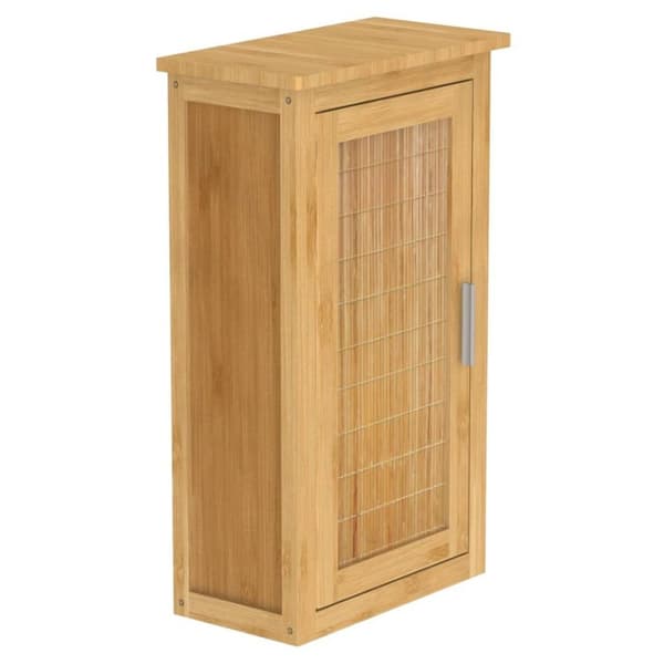 EISL Høyskap med dør bambus 40x20x70 cm