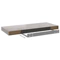 Miniatyrbilde 8 av 10: vidaXL Flytende vegghyller 4 stk betonggrå 60x23,5x3,8 cm MDF