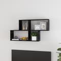 Miniatyrbilde 7 av 8: vidaXL Vegghylle svart 100x18x53 cm konstruert tre