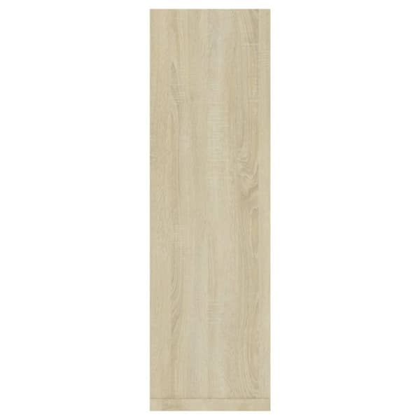 vidaXL væghylder 2 stk. 50x15x50 cm spånplade sonoma-eg