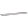 Miniatyrbilde 4 av 10: vidaXL Flytende vegghyller 2 stk betonggrå 120x23,5x3,8 cm MDF