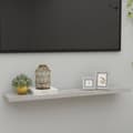 Miniatyrbilde 3 av 8: vidaXL Flytende vegghylle betonggrå 120x23,5x3,8 cm MDF