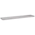 Miniatyrbilde 1 av 8: vidaXL Flytende vegghylle betonggrå 120x23,5x3,8 cm MDF