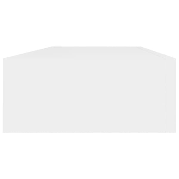 vidaXL væghylder med skuffer 2 stk. 60x23,5x10 cm MDF hvid