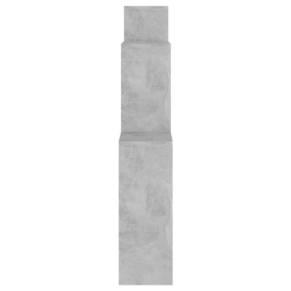 vidaXL vægreol 80x15x78,5 cm konstrueret træ betongrå
