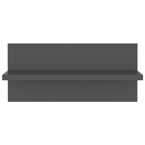 vidaXL væghylder 4 stk. 40x11,5x18 cm spånplader grå