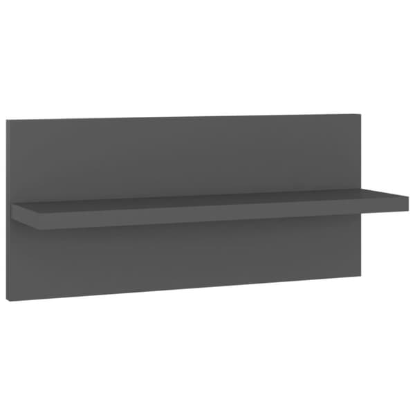 vidaXL Vägghyllor 4 st grå 40x11,5x18 cm spånskiva