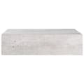 Miniatyrbilde 4 av 9: vidaXL Veggmontert skuffehylle betonggrå 40x23,5x10 cm MDF