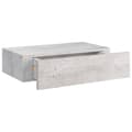 Miniatyrbilde 6 av 9: vidaXL Veggmontert skuffehylle betonggrå 40x23,5x10 cm MDF